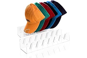 Upgraded Acrylic Hat Holder for Baseball Caps Display