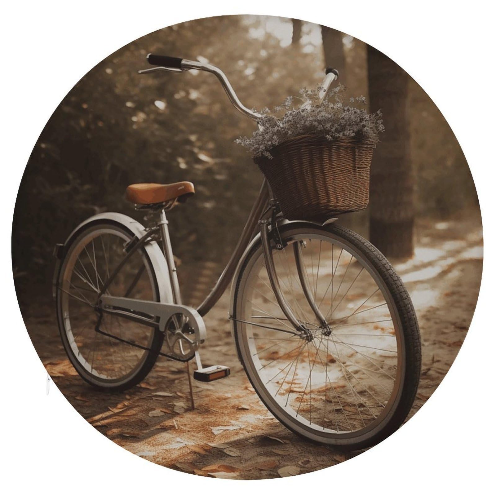 Wsoihfec Style Seat Cushions Round Chair Pad