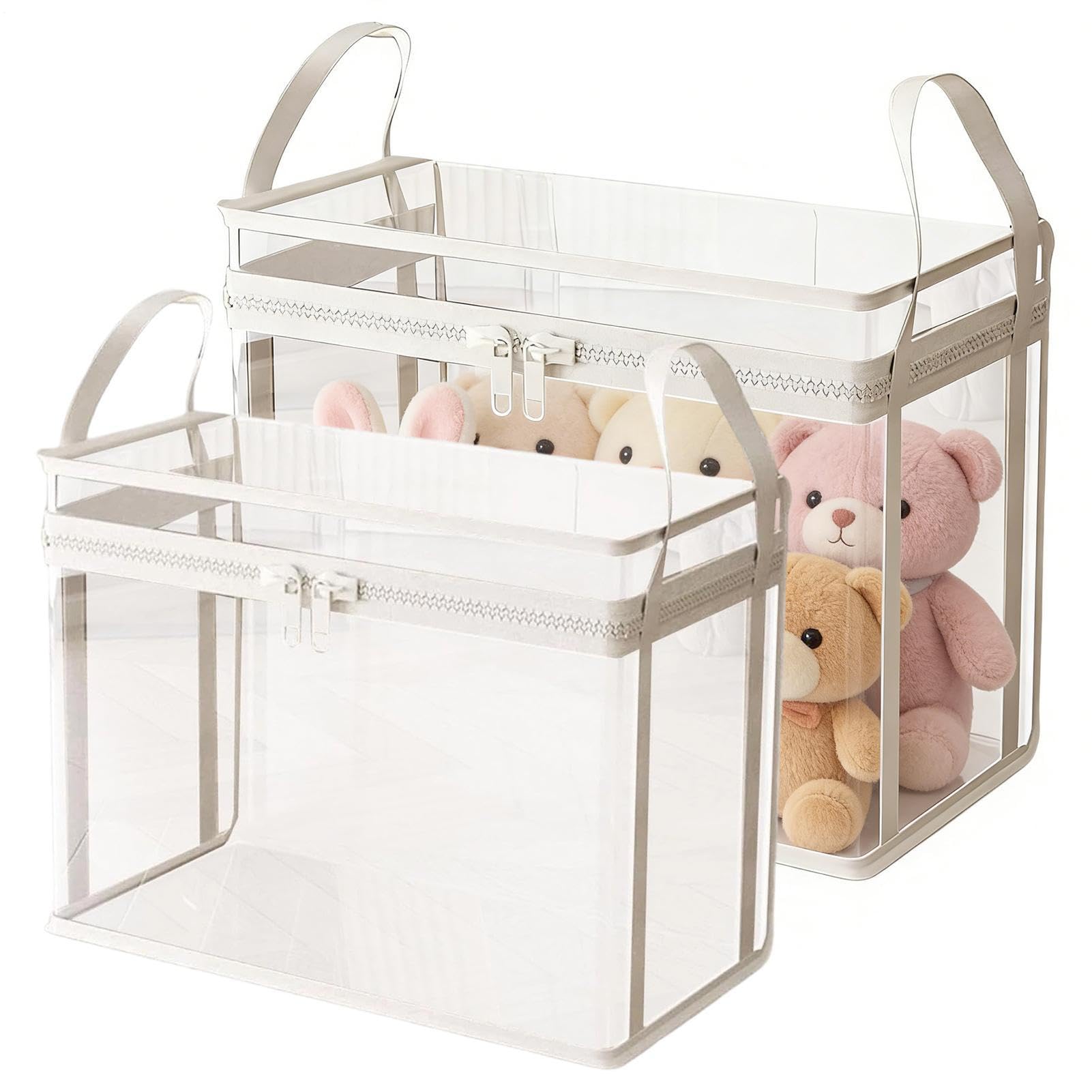 Boîte de rangement à peluches au design épuré, l'organisateur haut de gamme pour maison