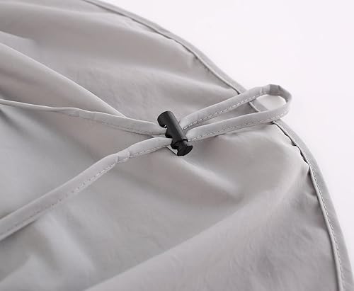 Miniatura 7 de Home Prefer Sombrero de malla para exteriores UPF50+ Sombrero de pesca de ala ancha con solapa para el cuello