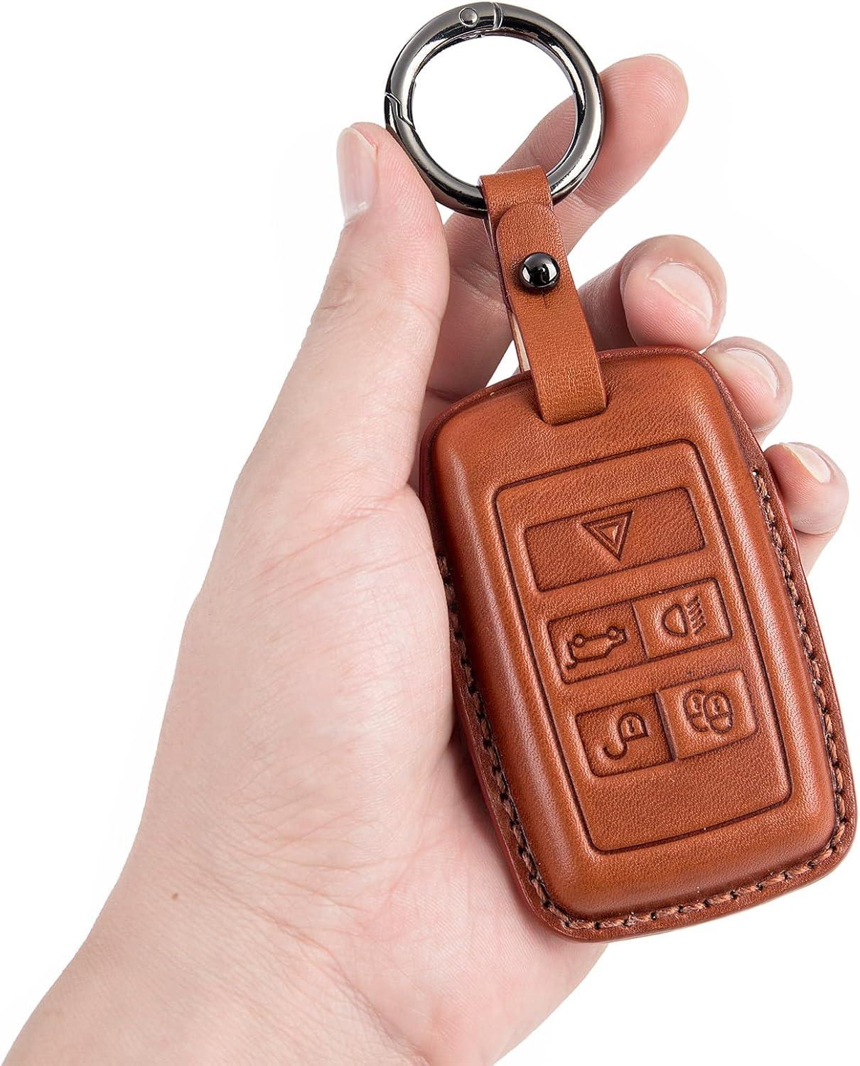 Smart Key Fob Case Cover Compatible with Land Rover Discovery, Range Rover, Defender ,Jaguar 2018-2024