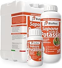 Sapone Molle di Potassio – Protezione Naturale e Biologica per Piante Sane e Rigogliose - insetticida naturale biologico - corroborante potenziatore delle difese naturali (1 litro)