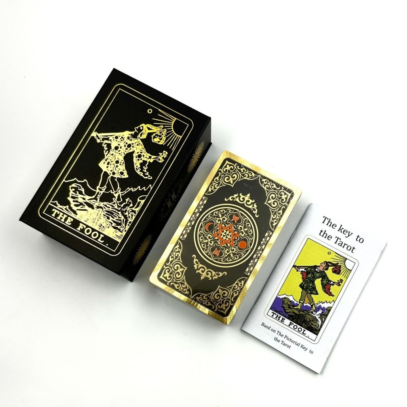 Carte de tarot classique Wet Tarot avec hexagone, étanche, 7 x 12 cm, convient aux débutants