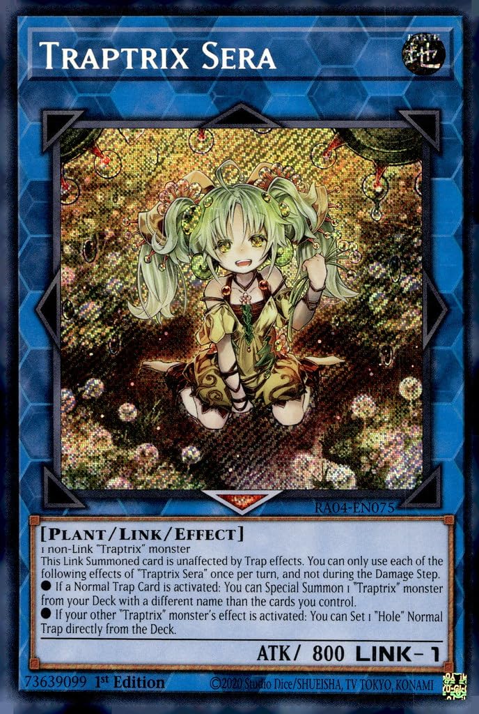 Amazon.com: Traptrix Sera (Secret Rare) - RA04-EN075 - Secret Rare