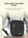 AOCHUAN Sac de rangement pour Stabilisateur Gimbal, Sac à caméra avec sangle d'épaule réglable, Sac de stockage robuste en tissu d'Oxford, Sac portable pour appareil photo, Stabiliseur Gimball & Accessoires