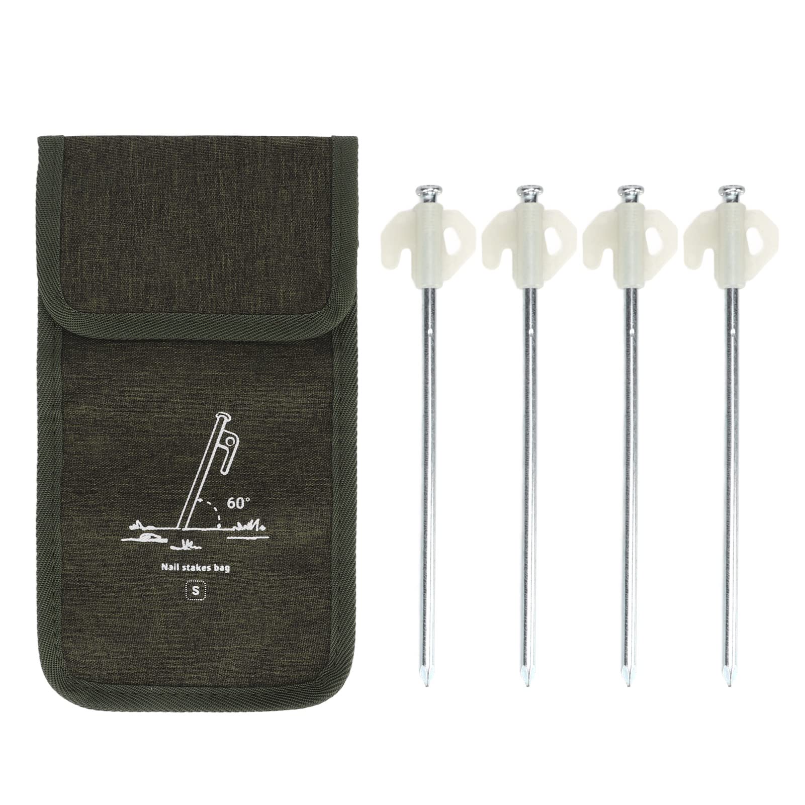 Sac De Rangement Pour Piquets De Tente – Tissu Oxford 900D Imperméable – Capacité 10+ Piquets – 43×24 Cm – Anti-rayures, Facile à Transporter