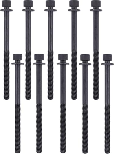 NewYall Paquete de 10 tornillos de culata para Hyundai Genesis Coupé Santa Fe Santa Fe Sport Sonata Tucson Kia Forte/Forte Koup Forte5 Magentis
