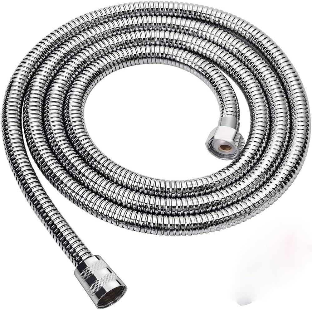 douche, Lot de 2 tuyaux courts 1,5 m et 2 m noirs(Sier,Length: 1.5 Meter)