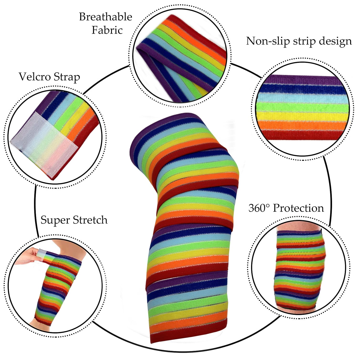Elastic Bandage, Compression Body Wrap, Extra Long Stretch Bandage Wrap — Amazon image 2