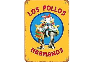 Los Pollos Hermanos Poster: Retro Metal Sign for Wall Decor Inspiration
