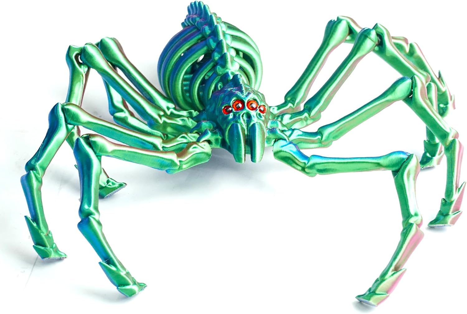 3D Printed Wolf Spider Animal Fidget Toy with Eyes,Home Office Decor,3-D Printing Arachnid Creatures Articulated Stuff Cheap Things,Cool Dragon Prints Reptiles Action Figure Gifts Little Live Pets