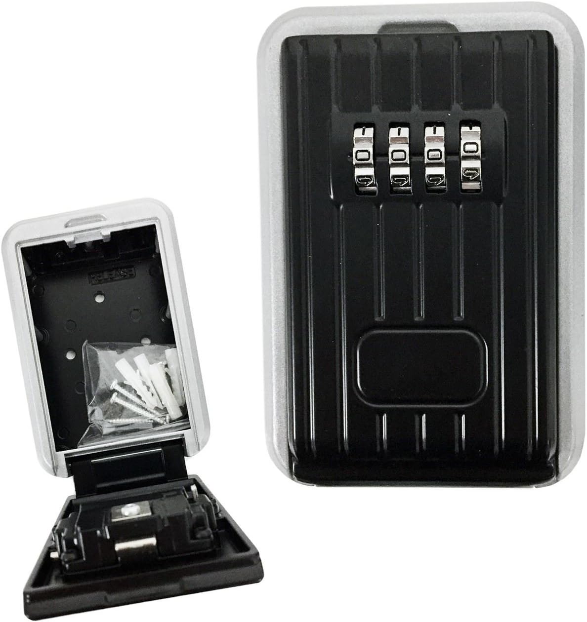4 Digit Outdoor High Security Wall Mounted Key Safe Box Code Secure Lock-Storage
