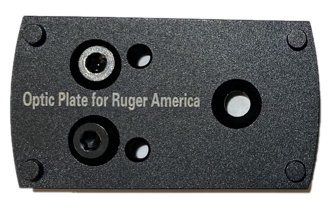 Ade Advanced Optics Crusader RD3-009 Red Dot Reflex Sight + Optic Mounting Plate for Ruger American Pistol