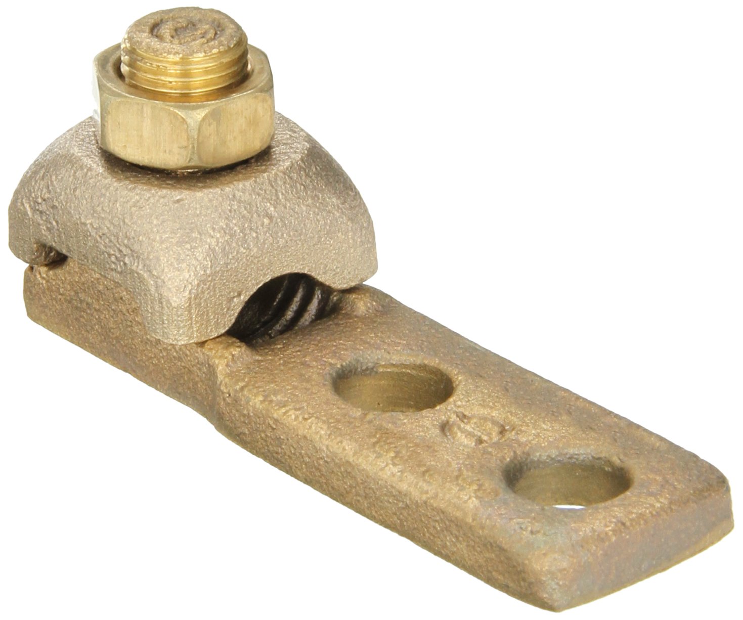 Burndy QA28-2B Qiklug Terminal, 3/0 Str. - 4/0 Str. Commercial Conductor, 150-200 Navy Conductor, 1" Width, 3-9/16" Length, 1-5/16" Height, 250 lbs Recommended Tightening Torque