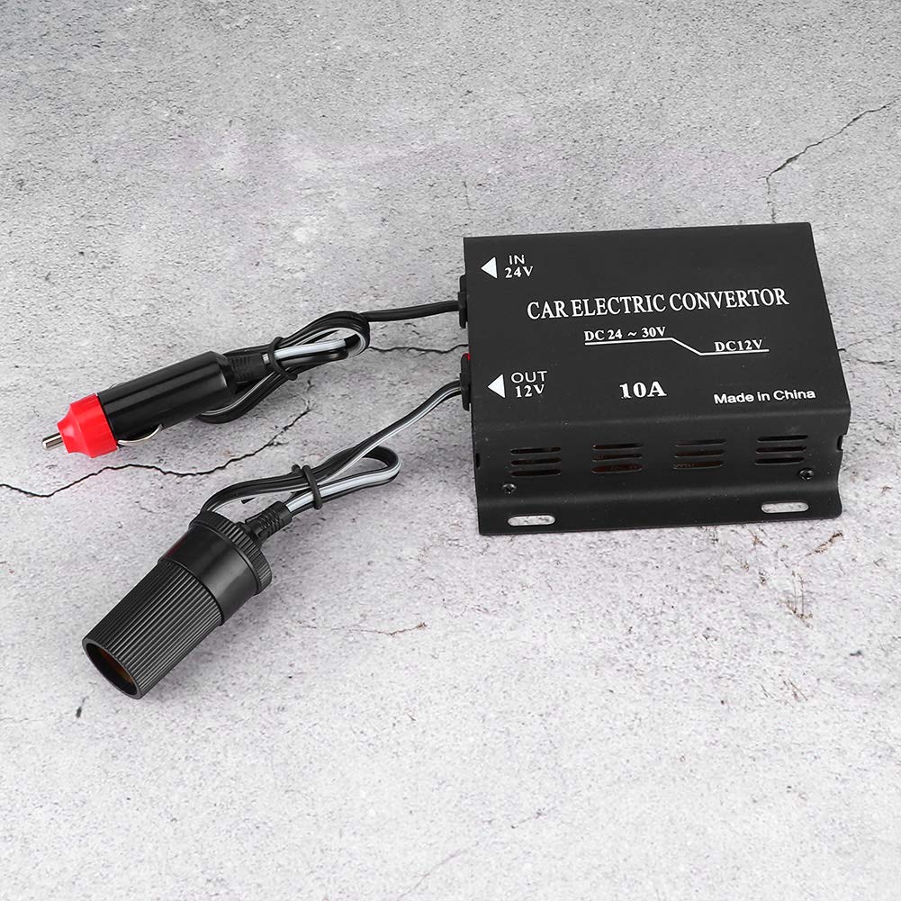 Convertitore di Tensione 10 A 24 V A 12 V Trasformatore di Alimentazione per Auto Trasformatore Step Down Universale per Camion Yacht Inverter di per Veicoli
