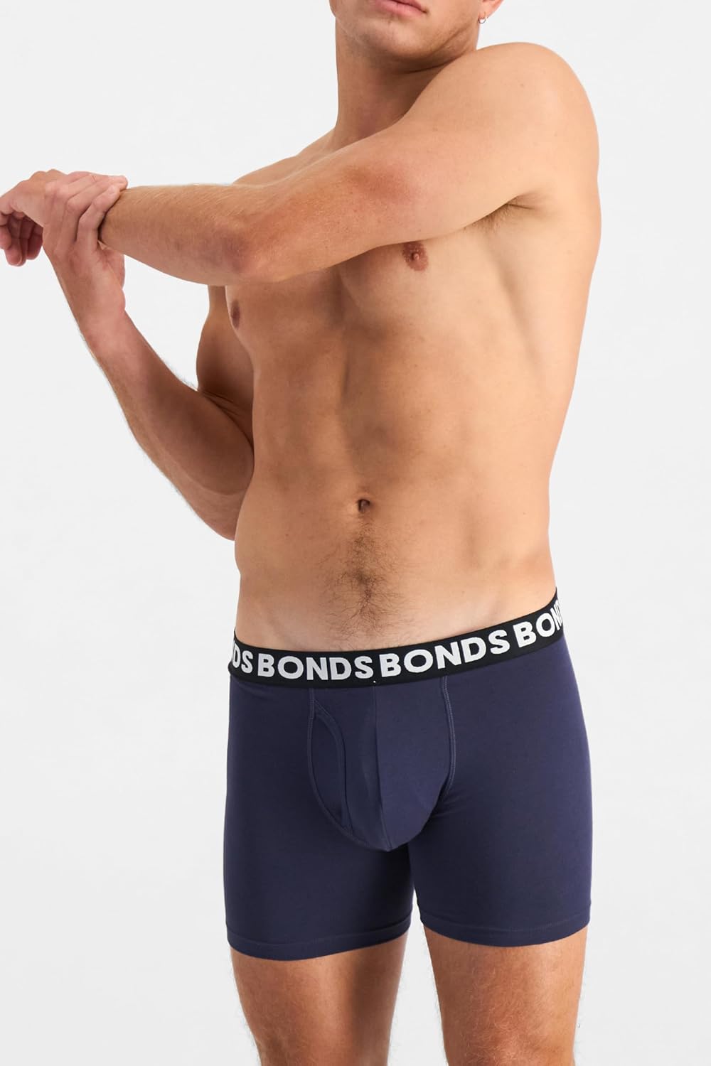 Bonds Men's Underwear Boxer Briefs Pack, Everyday Men's Boxer Briefs, Mid-length, Cotton-blend Underwear, 3-pack