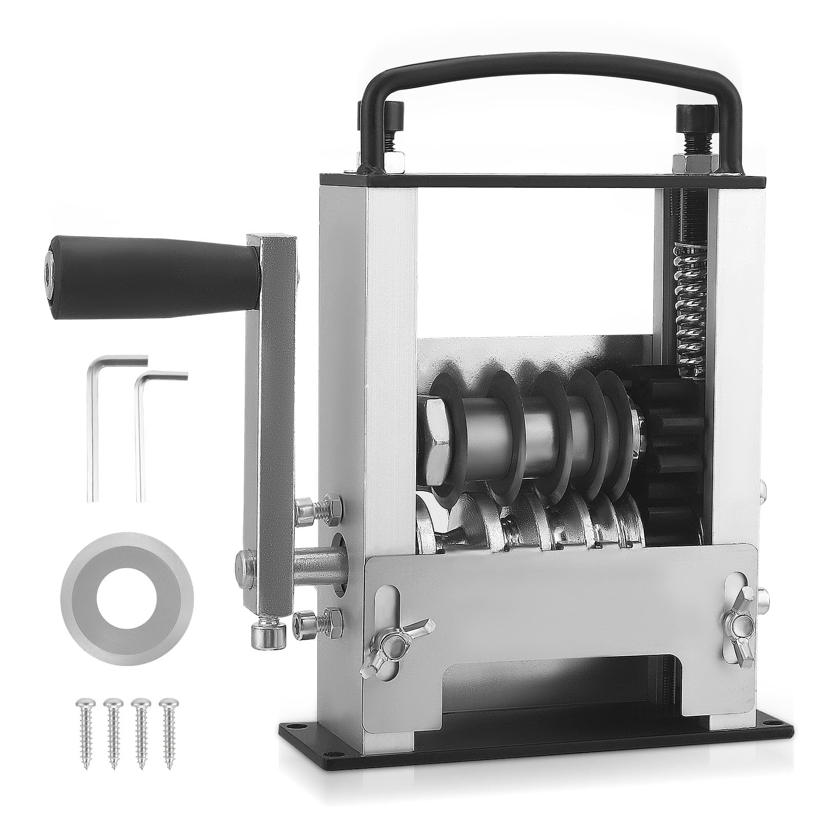 Pelacavi per cavo da 3 a 17 mm, spelafili a 6 canali e 5 lame con manico rimovibile, spelafili per filo di scarto filo singolo