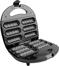 Sausage Roll Maker, 850W Nonstick Corn Dog Maker, Hot Dog Maker for 6 Hot Dogs on Stick, Pizza Pocket, Hot Pie, Chocolate Roll, Sausage Roll, Cake, BBQ