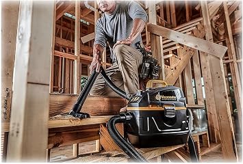 Vacmaster Professional - Professional Wet/Dry , 5 Gallon, Beast Series, 5.5 HP 1-7/8 Hose Jobsite Vac (VFB511B0201), Black