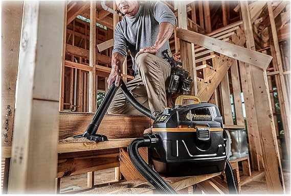 Vacmaster Professional - Professional Wet/Dry , 5 Gallon, Beast Series, 5.5 HP 1-7/8 Hose Jobsite Vac (VFB511B0201), Black