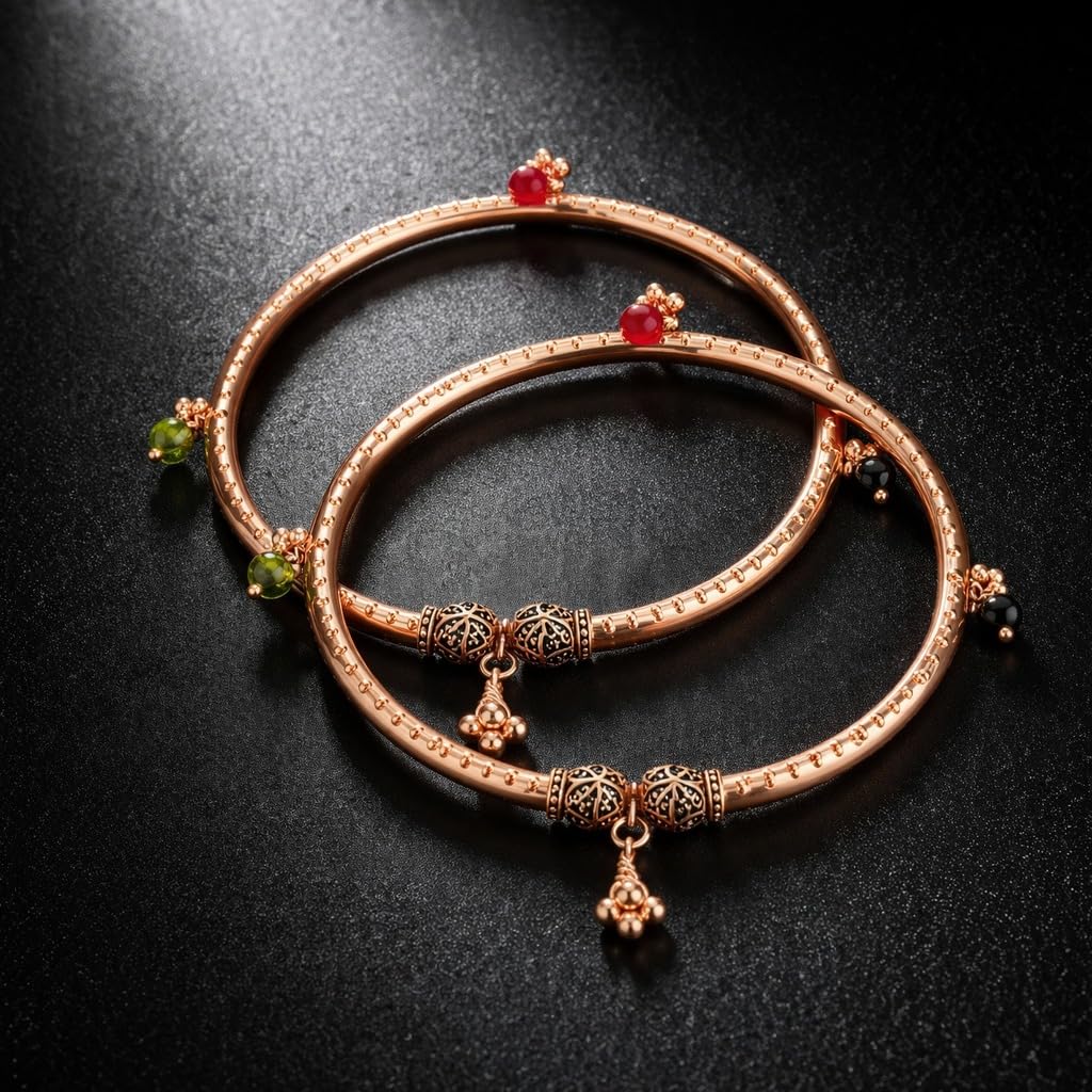 Zivya Trendy Gold Anklet for Girls & Women Elegant Foot Jewelry Pair Perfect for Daily Wear, Festivals, Weddings & Gifting... - Review, Price and Buying Guide