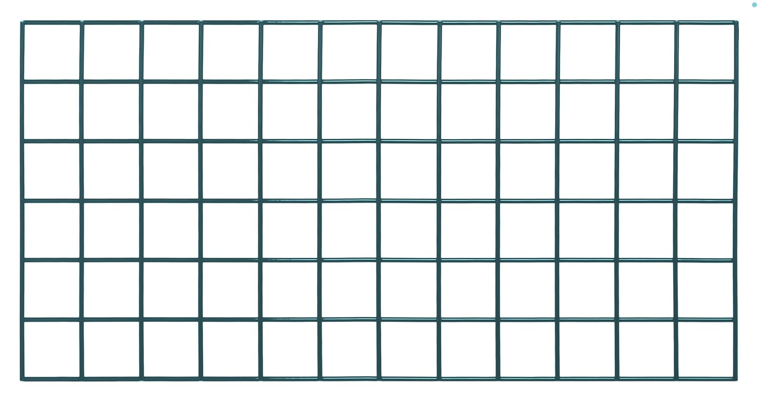 FSE 373-SG-1836P Store Grid Panel, 36"W x 18"H, Green epoxy Finish, NSF (Does not Include mounting Brackets)
