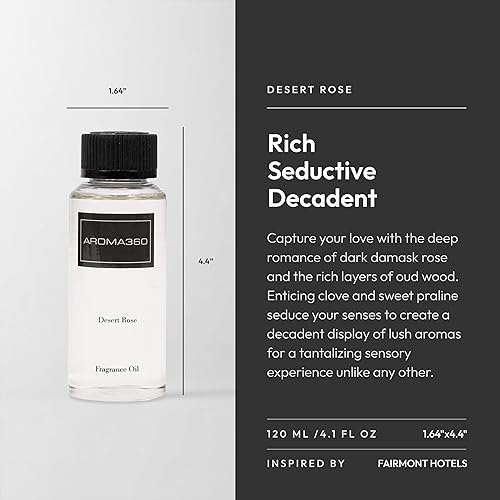 Miniatura 350 de Aroma360 Dream On - Mezcla de aceites aromáticos – 16.9 fl oz – Aceite difusor de aromaterapia perfumado con té blanco sereno, aloe vera curativo