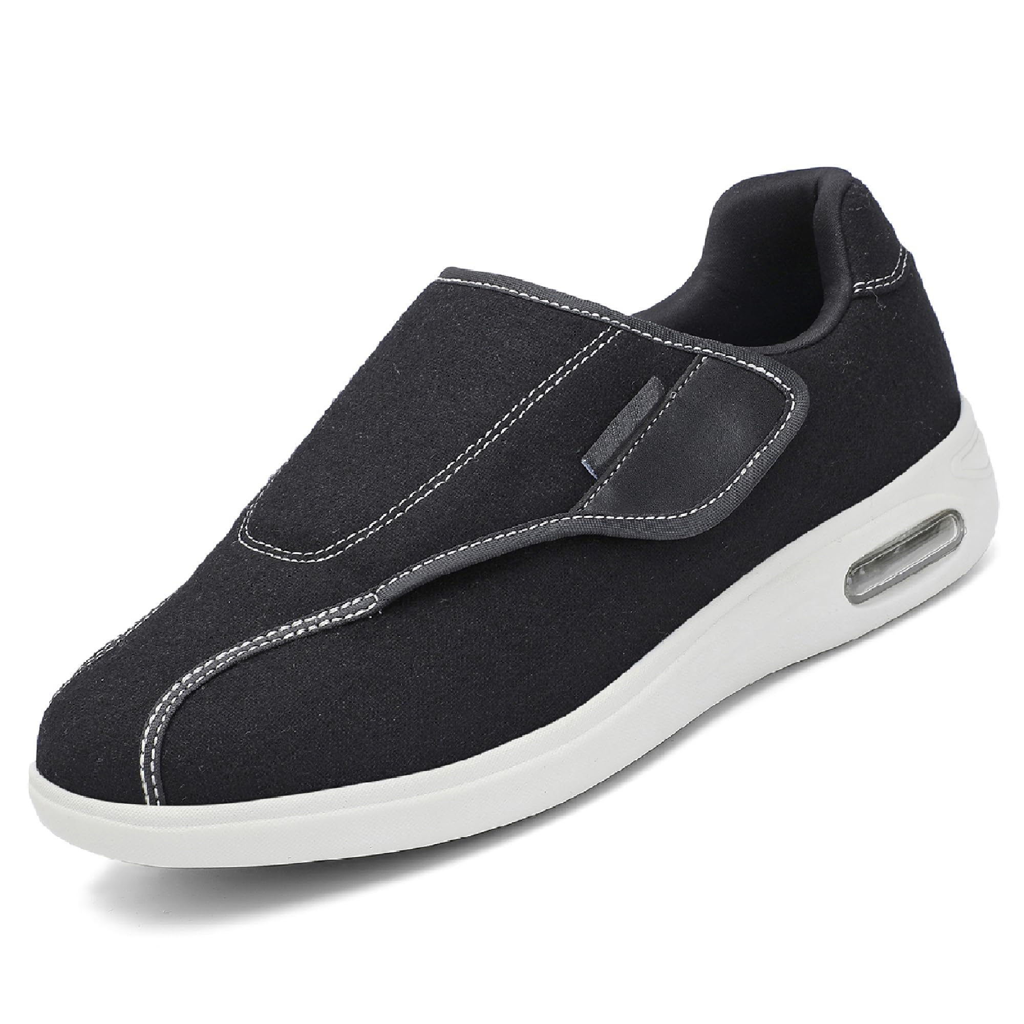 Zapatillas para Hombre con Cierre Ajustable para Pies Hinchados