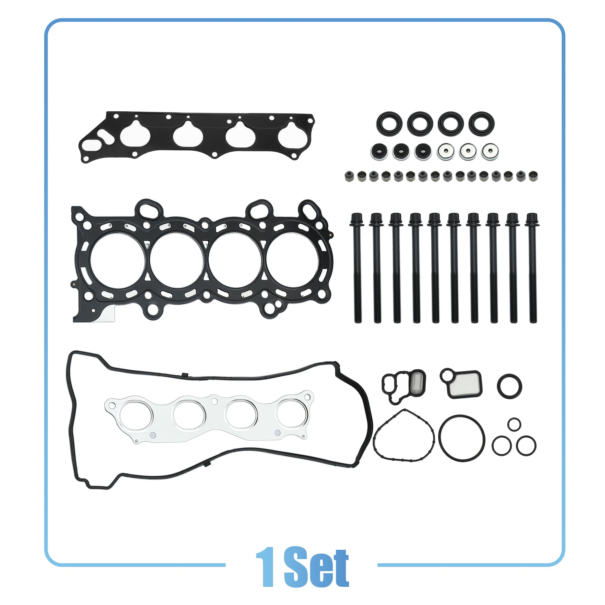 QUARKZMAN 1 Set Guarnizione Testata Motore per Honda CR-V 02-06