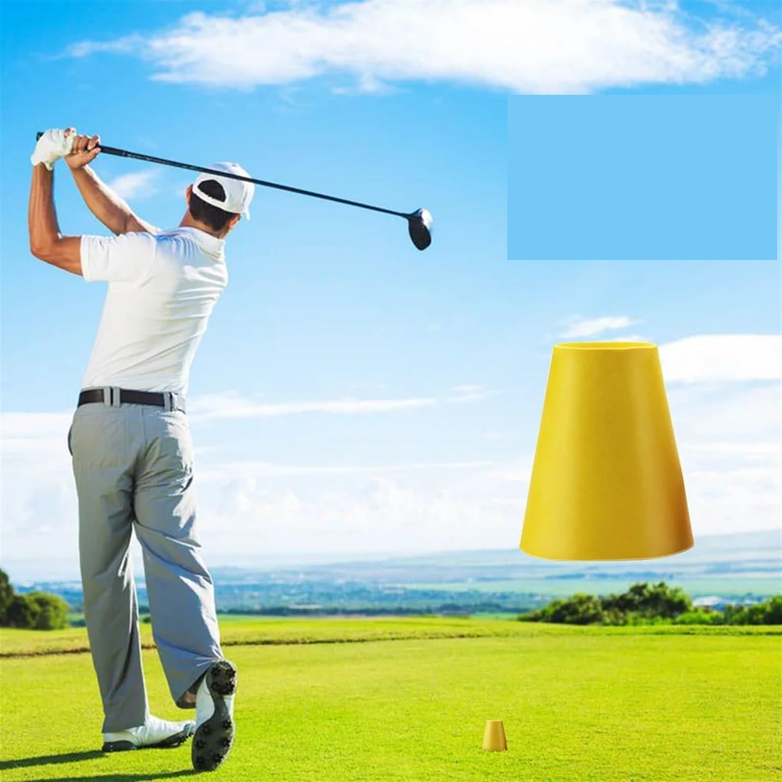 Golf Tee 4-teiliges 4-in-1-Golf-Tees in verschiedenen Höhen, Gummi-Winter-Golf-Tees, Driver, Home Range Ball, Trainings-Praxis, Outdoor-Sport-Golf-Tees FüR Einen Idealen Abschlag