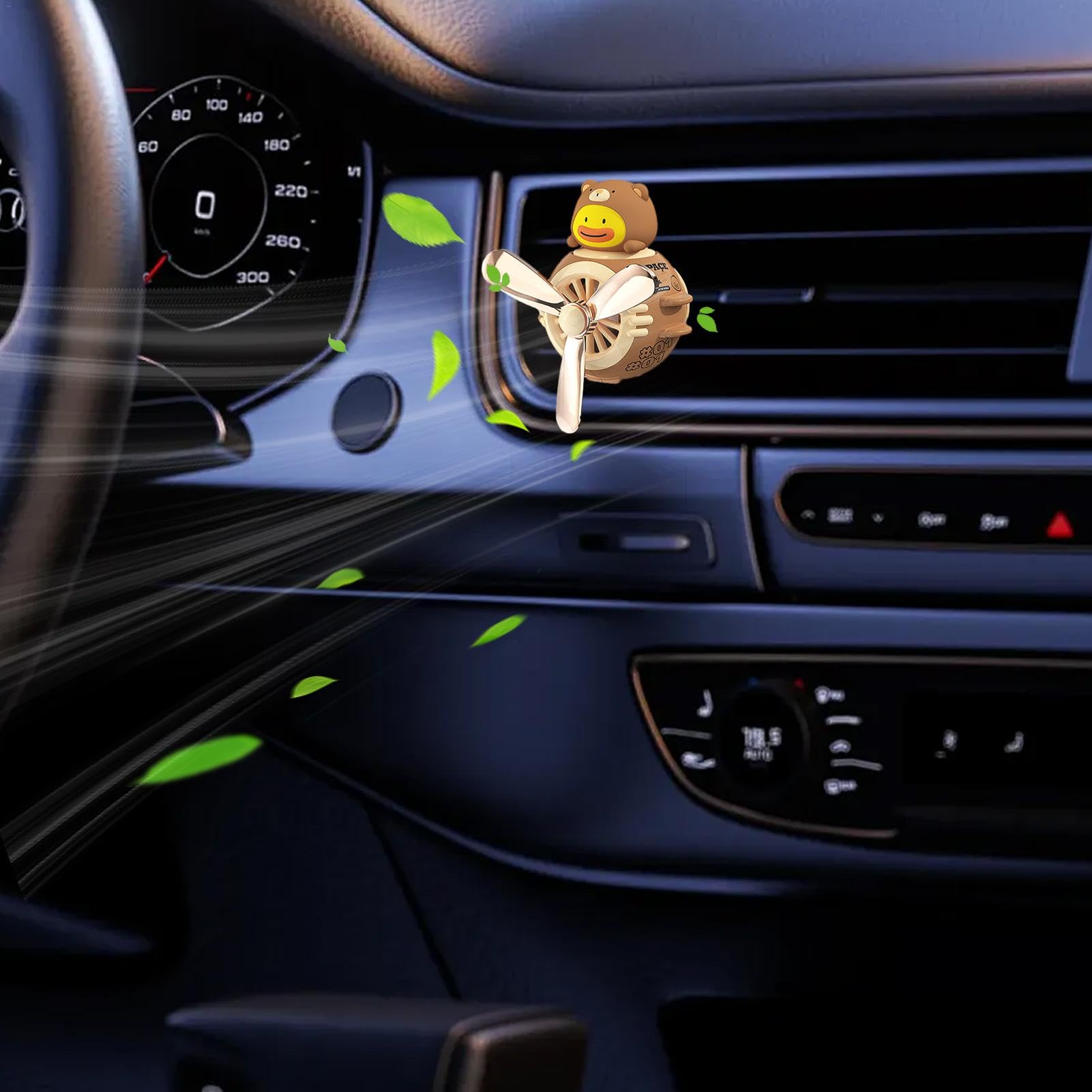Diffusore di profumo per auto a forma di cartone animato, clip in morbido silicone, deodorante per auto
