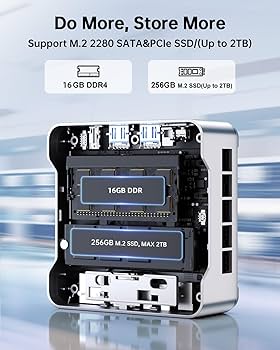 ま*き様 Mini PC Essenx E2 シルバー 8GB RAM 256G Amazon.com: KAMRUI Essenx E2 Mini PC Computers 11 Pro Twin