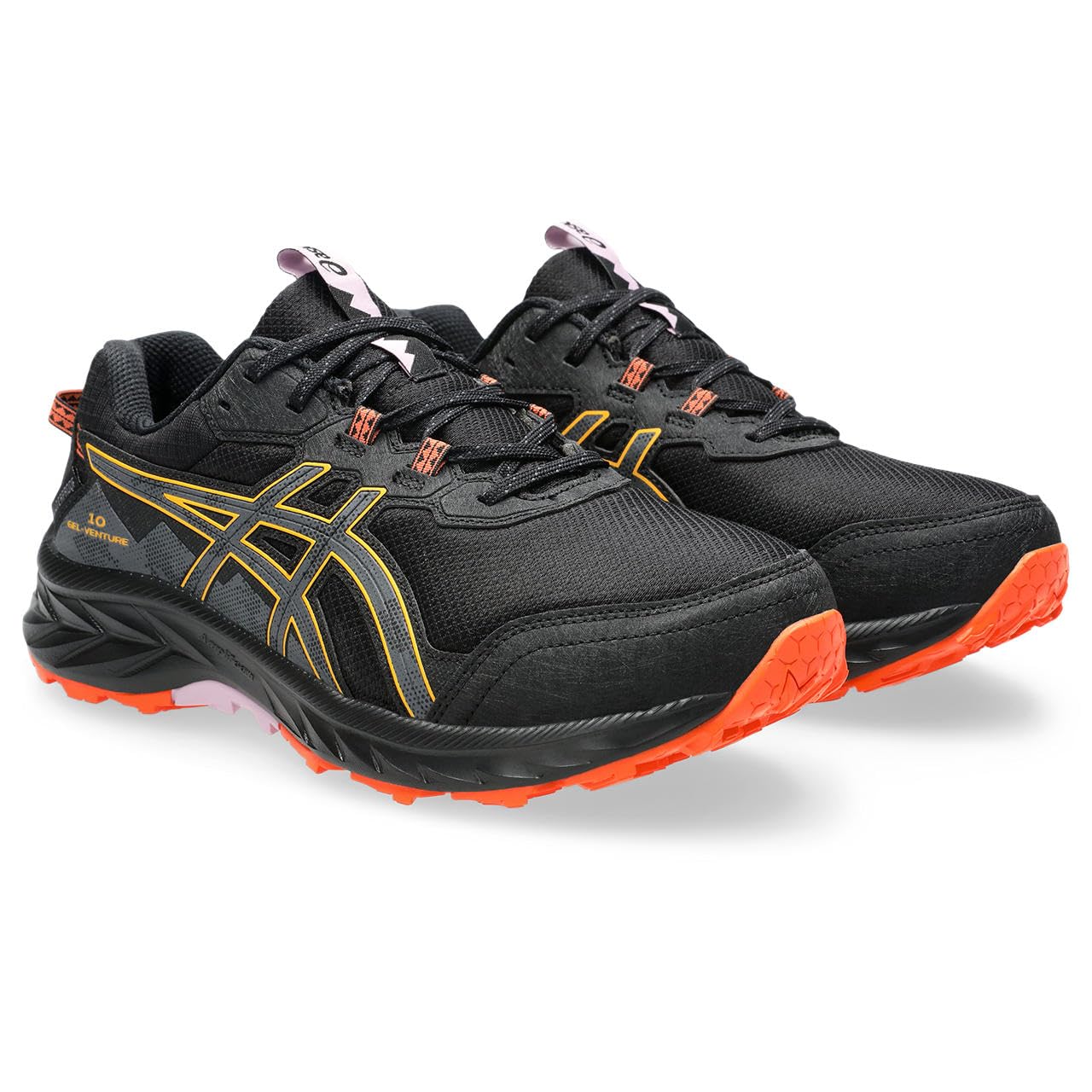 Asics Women's Black Gel Venture 10 Trail Running Shoes in Size 4, Sports Direct