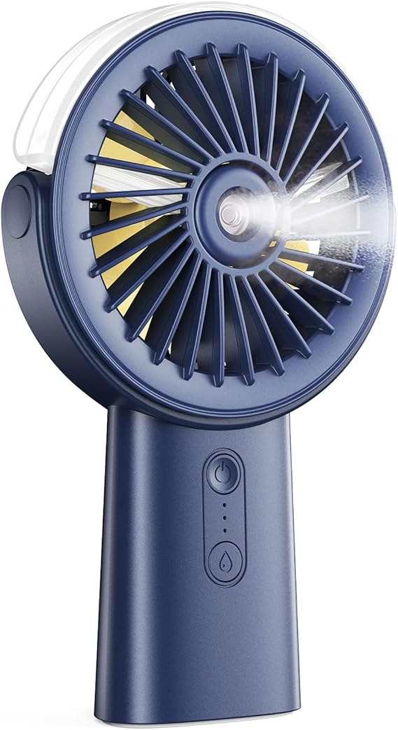 Otlonpe Misting Fan Portable Fan with Mist, 4000 mAh