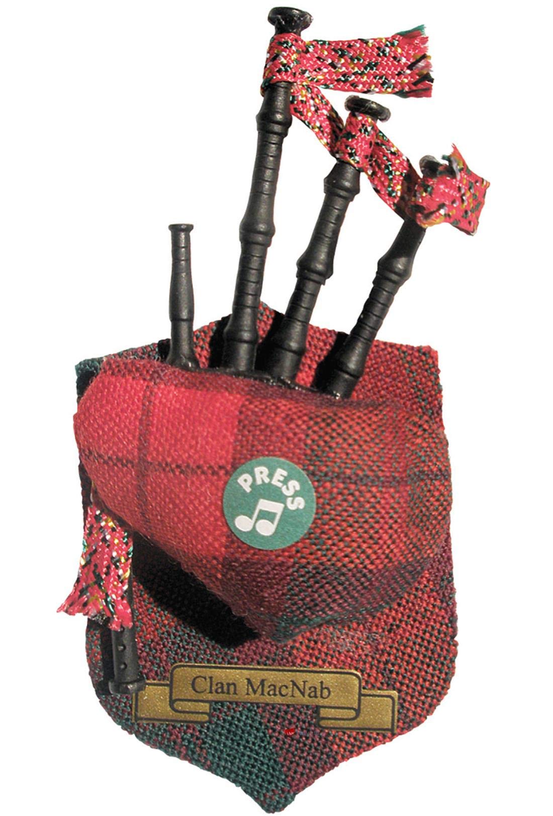 MacNab Clan Musical Bagpipe Fridge Magnet, Made in Scotland