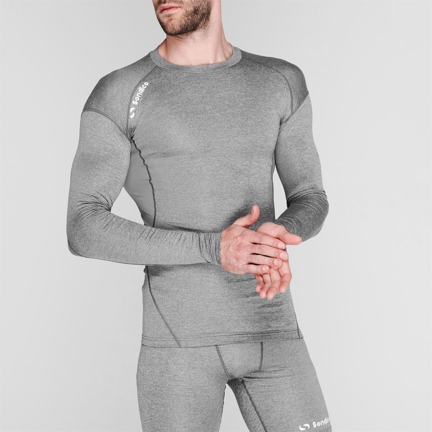 Sondico Hombre Base Core Manga Larga Layer Cuello Redondo