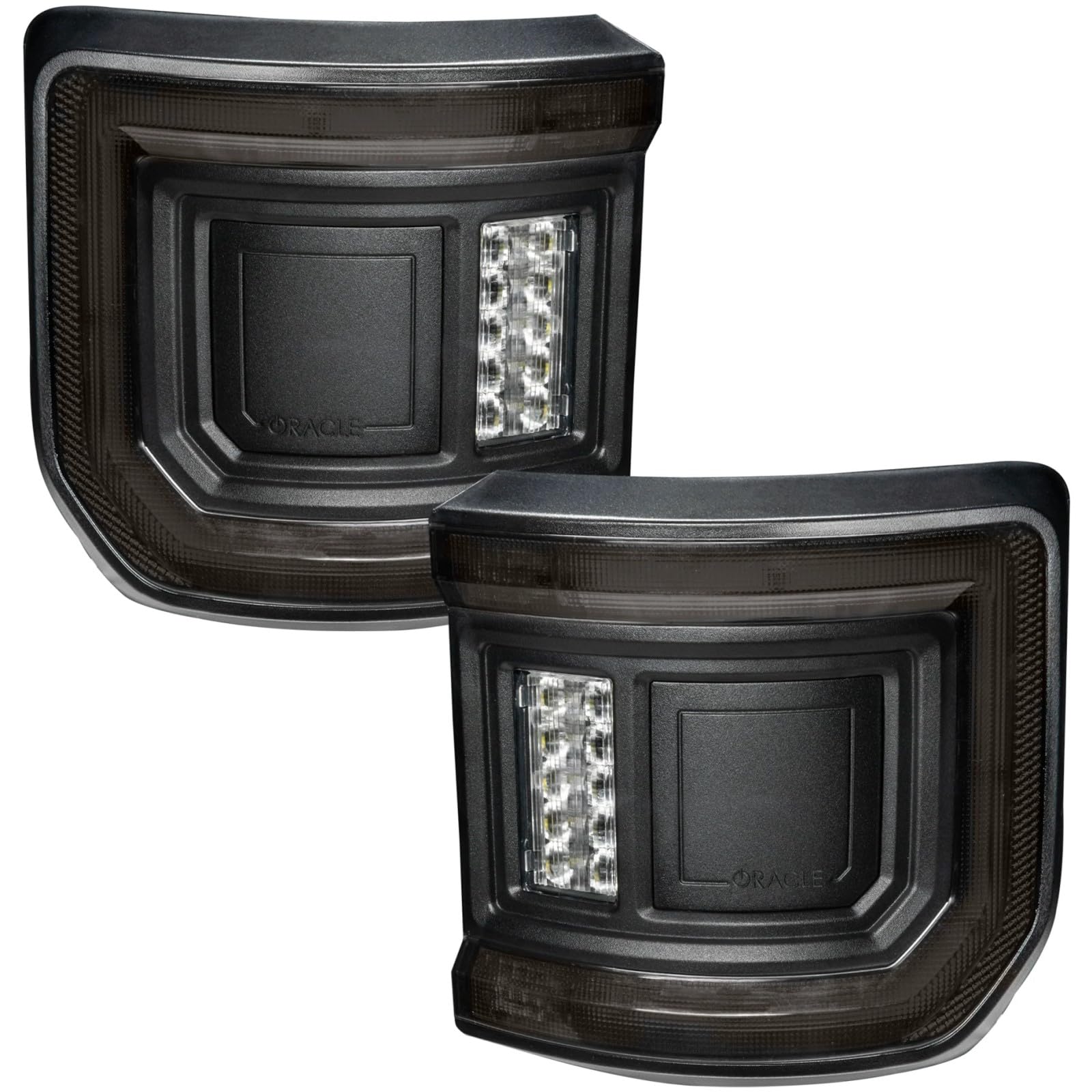 ORACLE Lighting 5882-504 Pair of Tinted Flush Mount LED Tail Lights fits 2020 2024 Gladiator JT - Low-Profile Wrap-Around Design and Durability