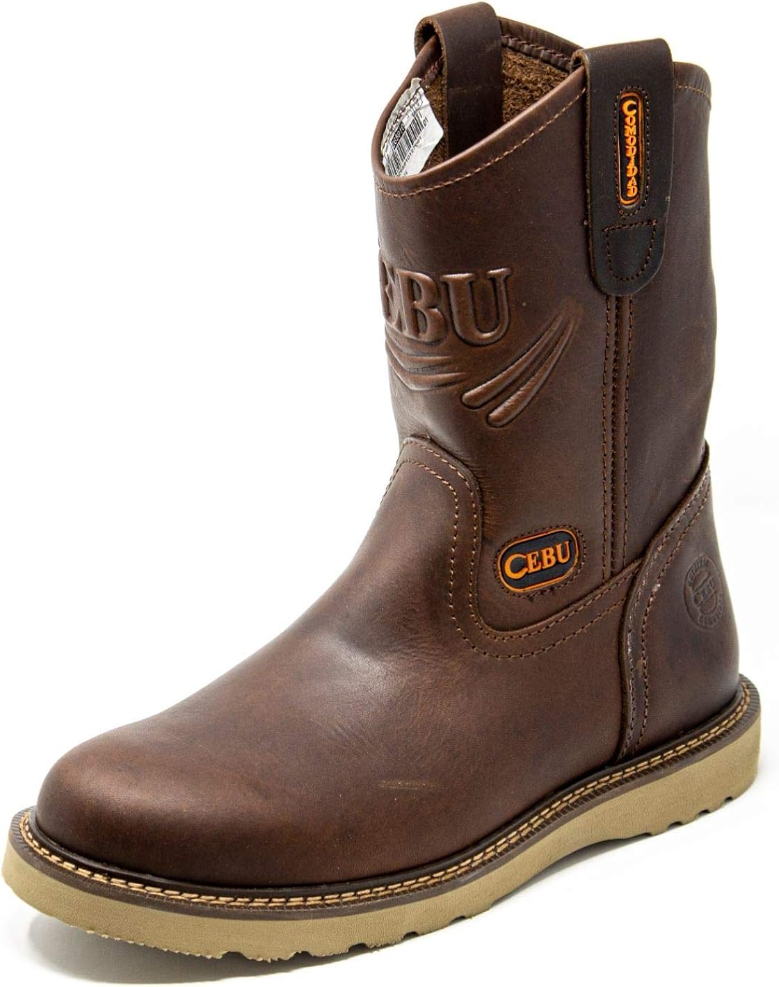 Wedge sole slip on work boots Clearance