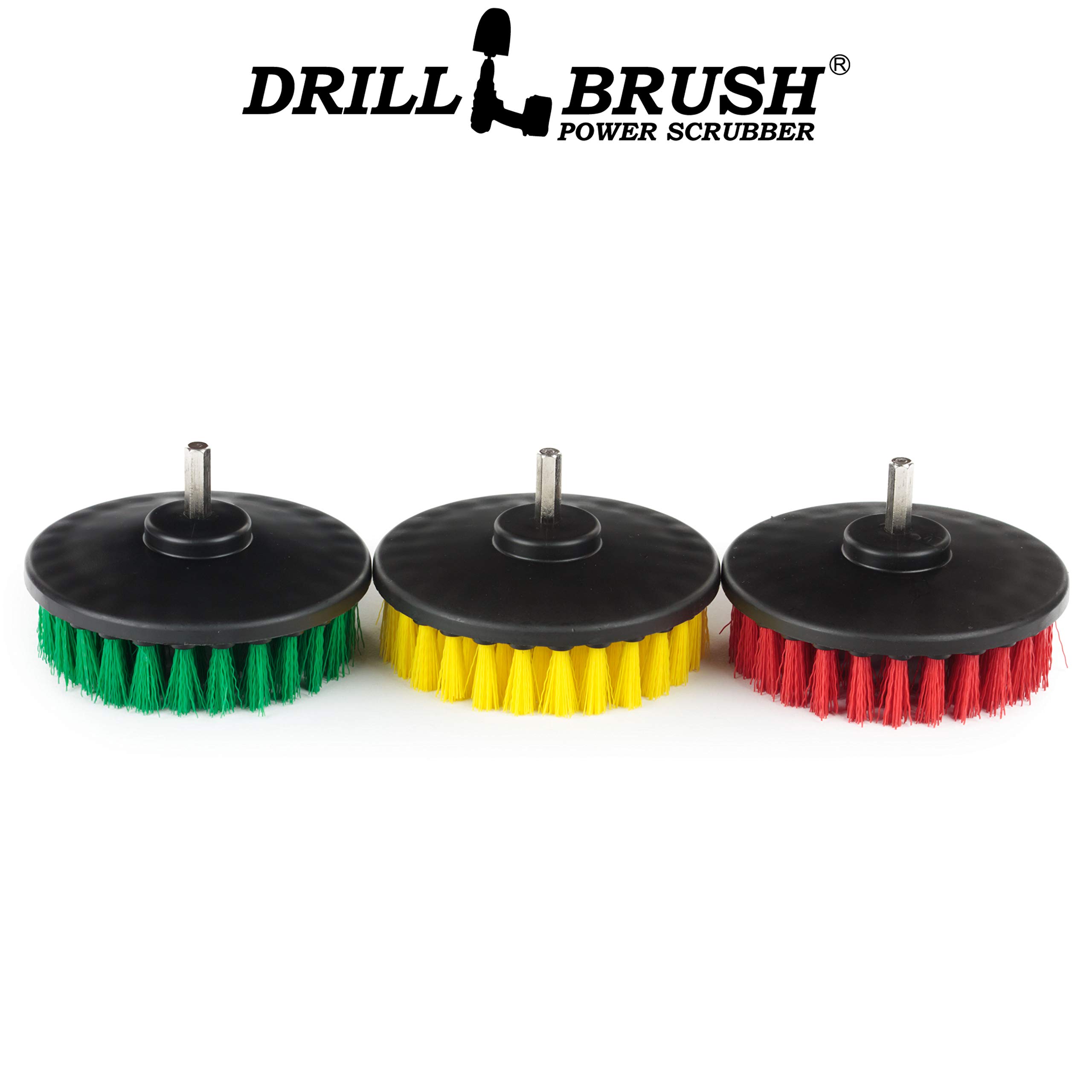 Cepillo de taladro - Accesorios de baño - Limpiador de ducha - Cepillo giratorio grande Kit de limpieza multiusos - Cepillo de cubierta - Baño de pájaros - Herramientas de cocina - espuma de jabón, 9