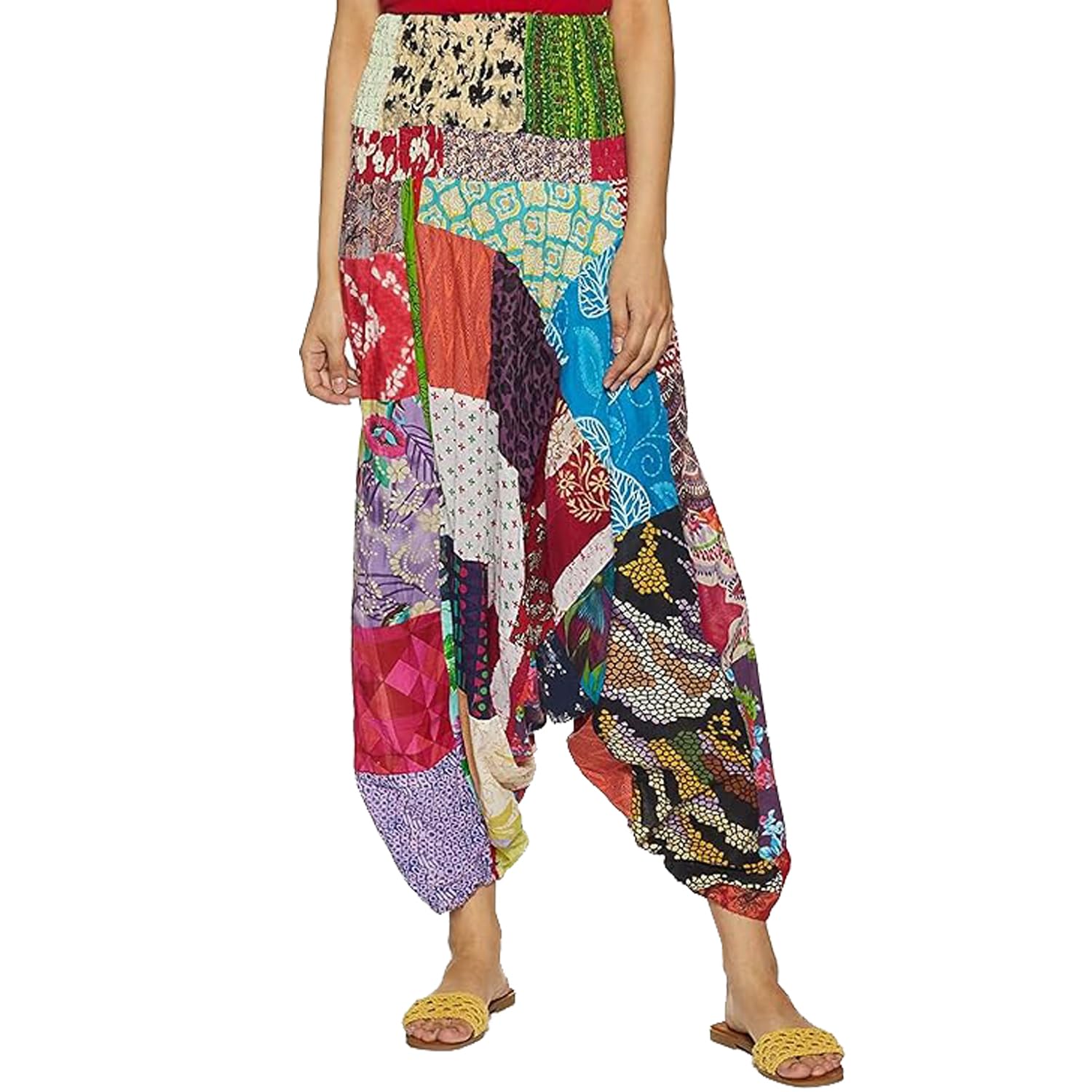 Men's and Women's Loose Fit Cotton Trousers, Harem Pant, Yoga Pants-picture-37