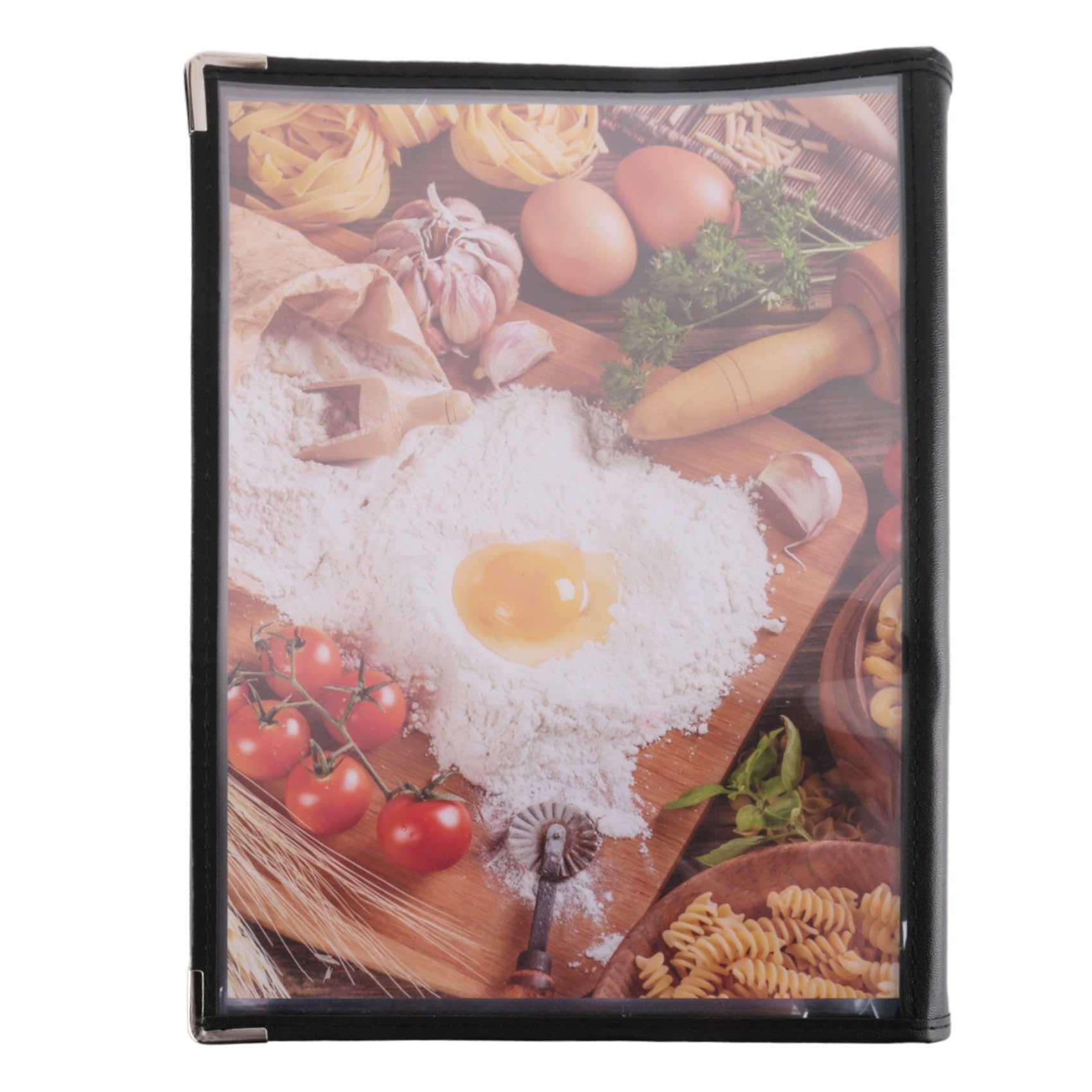 Srutueo Transparent Restaurant Menu Covers for A4 Size Book Style Cafe Bar 8 Pages 16 View