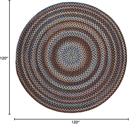 Miniatura 155 de Tapete reversible de lana, texturizado, grueso, trenzado. , Lana, Azul (Blue Dragon) Roca Negra,Azul (Blue Dragon),Mezcla azul y verde,Rojo