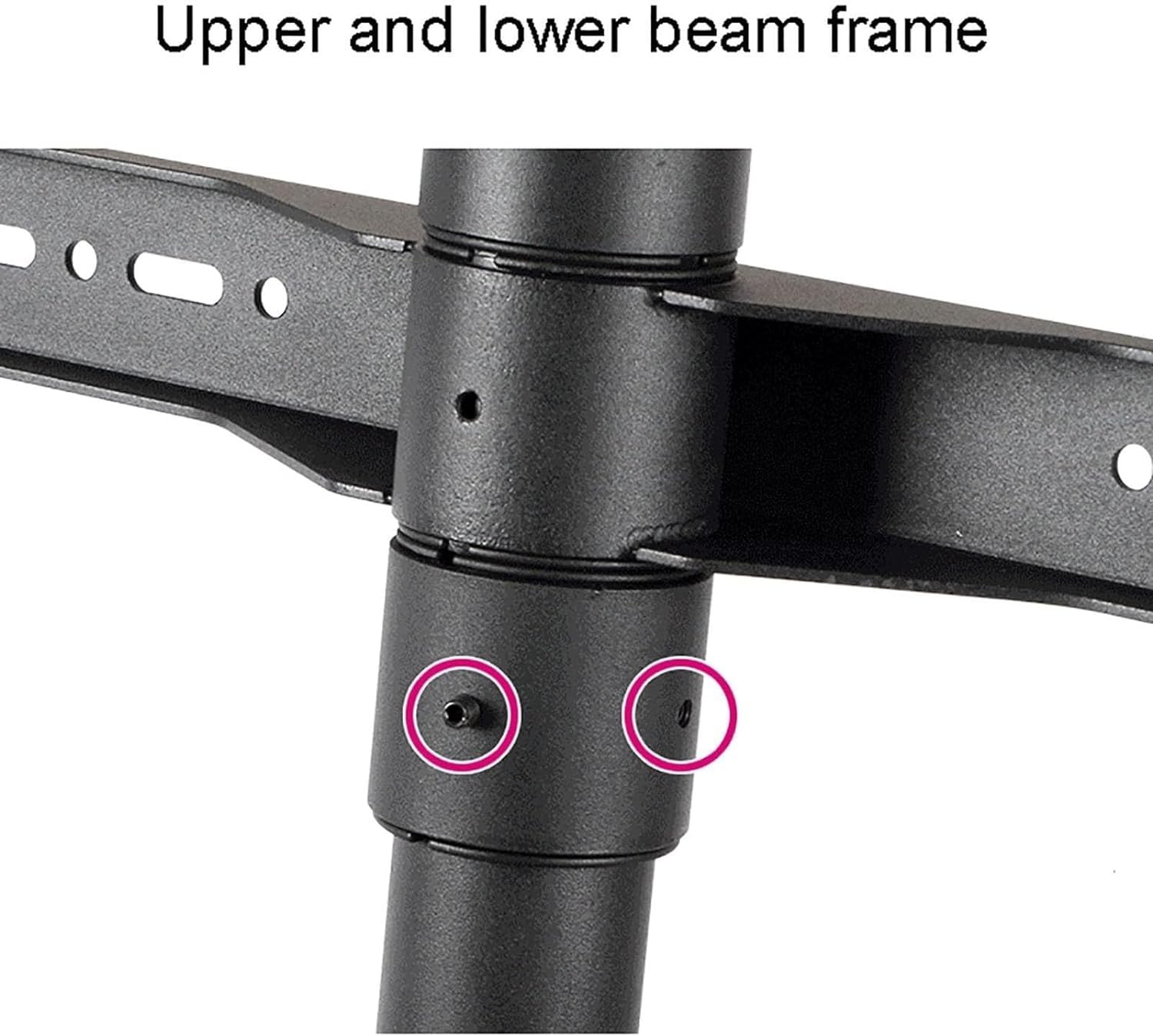 Supporto TV, supporto da parete for monitor, base for armadio rack girevole con divisorio da pavimento e telaio LCD a 360 gradi(170 205cm)