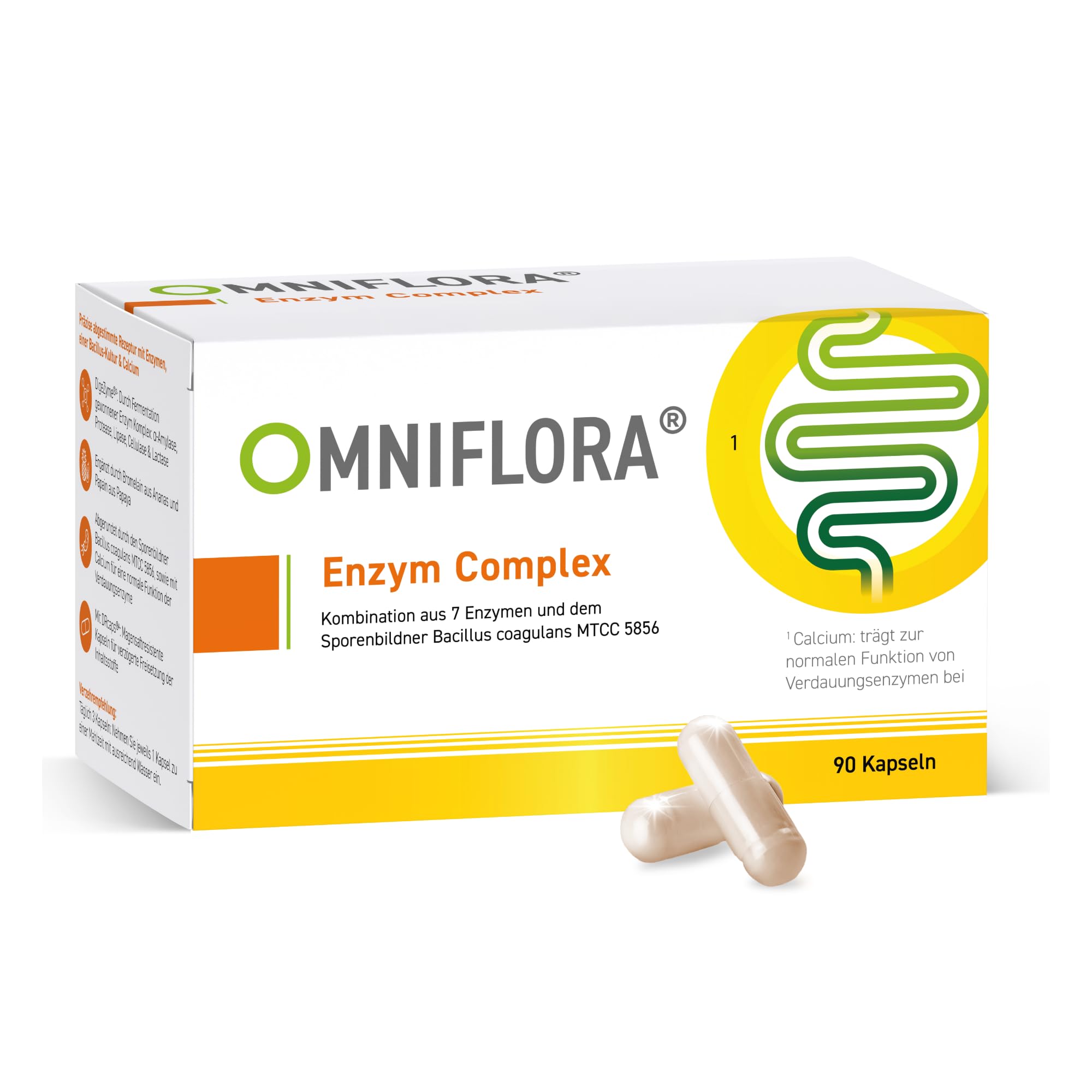 OMNIFLORA Enzym Complex – Vielseitige Verdauungsenzyme mit Bakterien-Boost