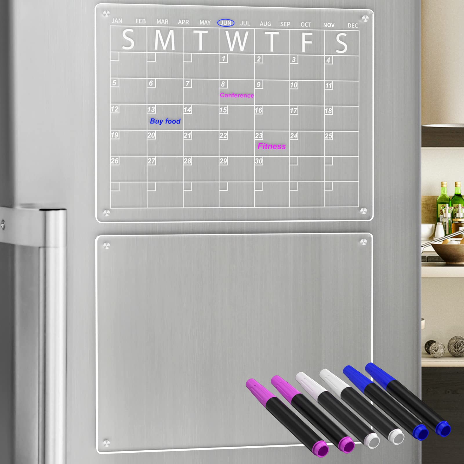 Authentic Erase Dry Magnetic Calendar Box Open Refrigerator Whiteboard Authentic Erase Dry Magnetic Calendar Box Open Refrigerator Whiteboard