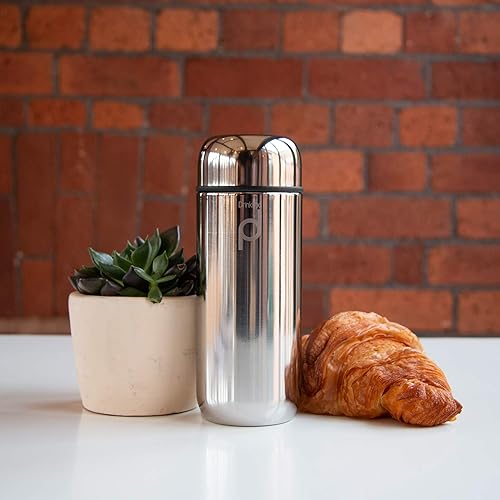 Vista 33 de Drinkpod Grunwerg - Botella de cápsula aislada al vacío, acero inoxidable, azul, 6.8 fl oz