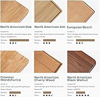 Vista 3 de 100% Solid Oak Dining Bench, Wood Bench for End of Bed with Rounded Corners, Entryway Benches for Farmhouse, Kitchen, Living Room(Walnut,12" L x