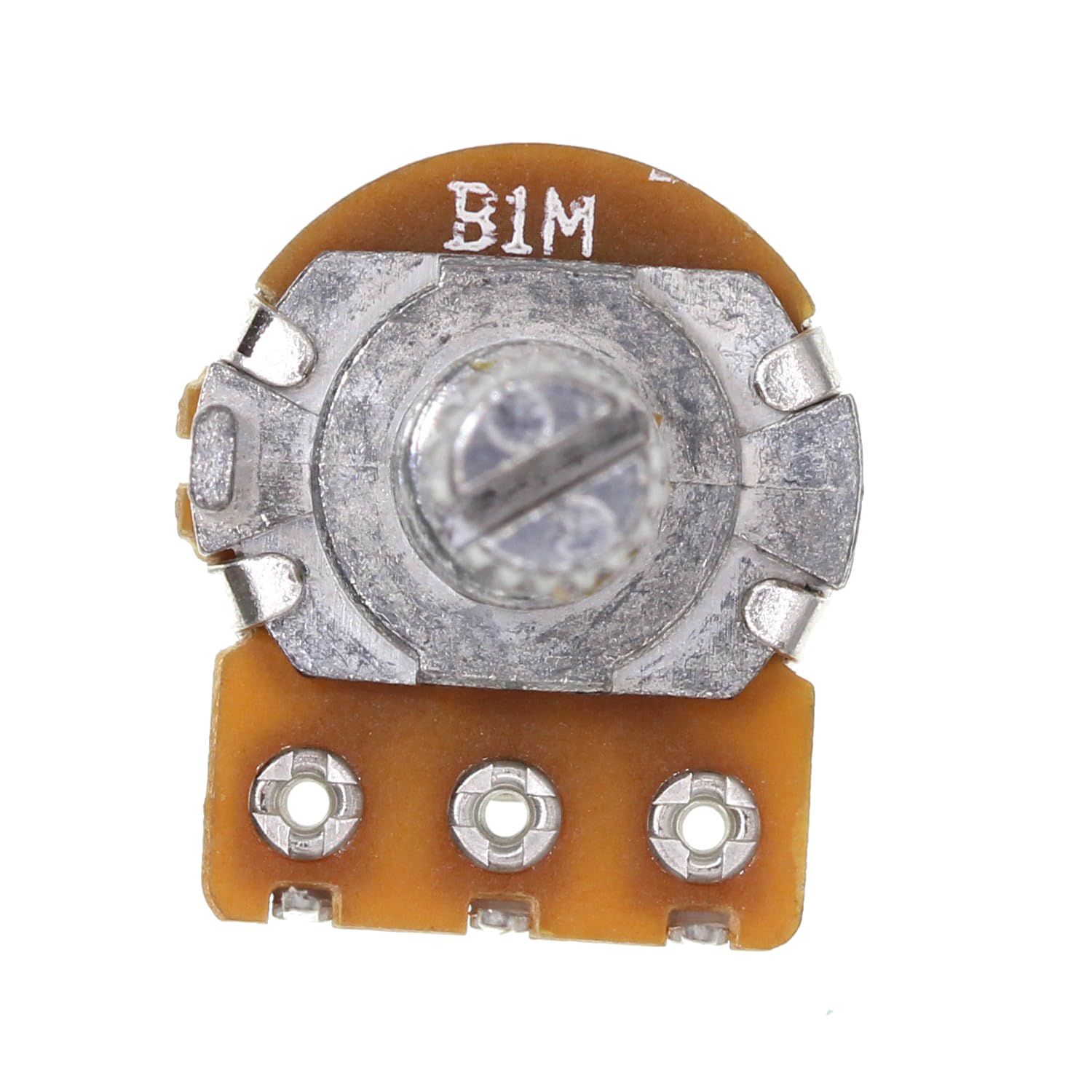 (Pack of 10) WH148 Vertical Single Turn Inward Bending 3 Pins Potentiometer B1M 1M Ohm Variable Resistors 15mm knurled Shaft Aluminum Alloy Knob Caps - Image 3