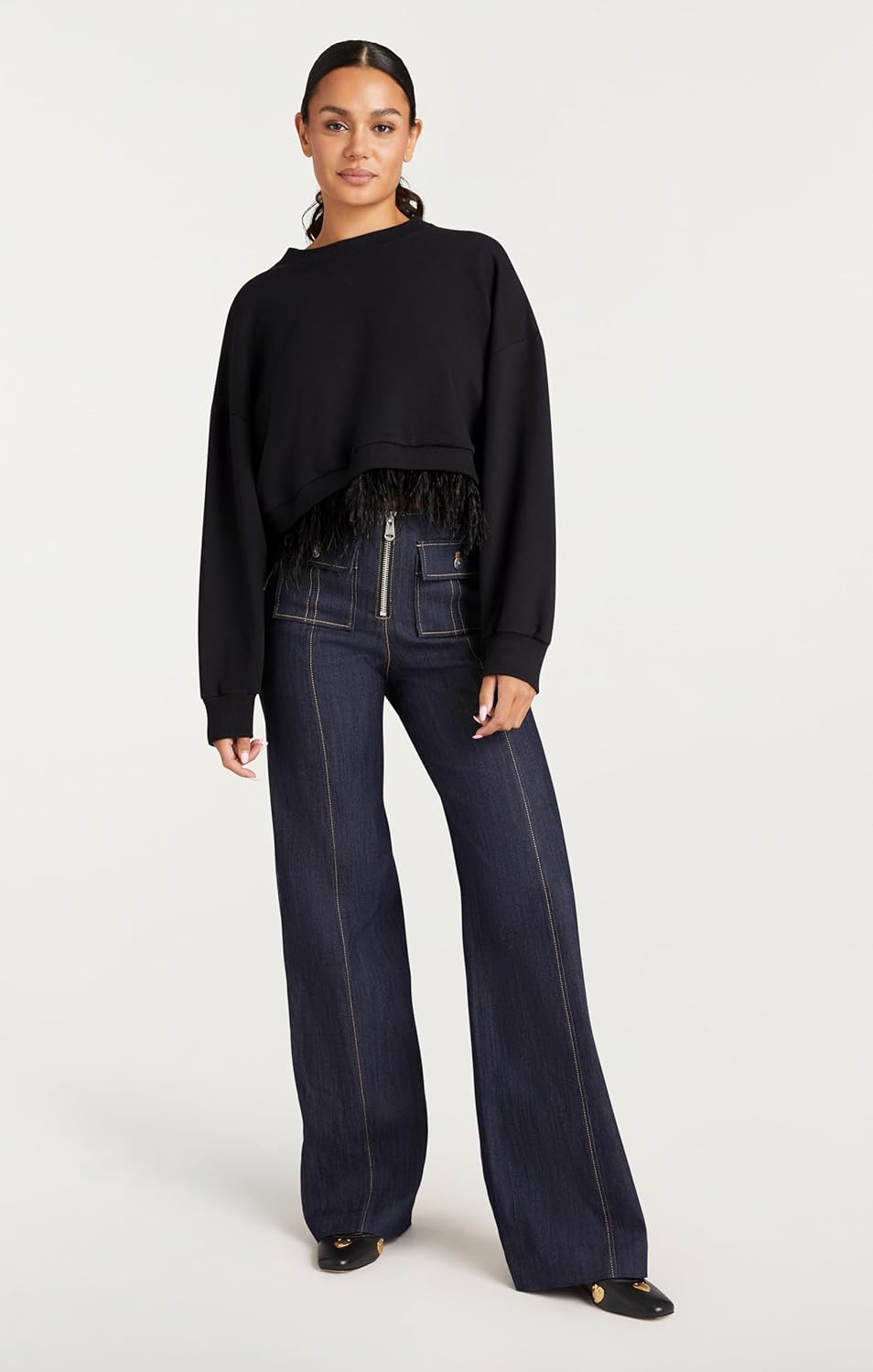 Cinq à Sept womens Albertine Sweatshirt - Image 4