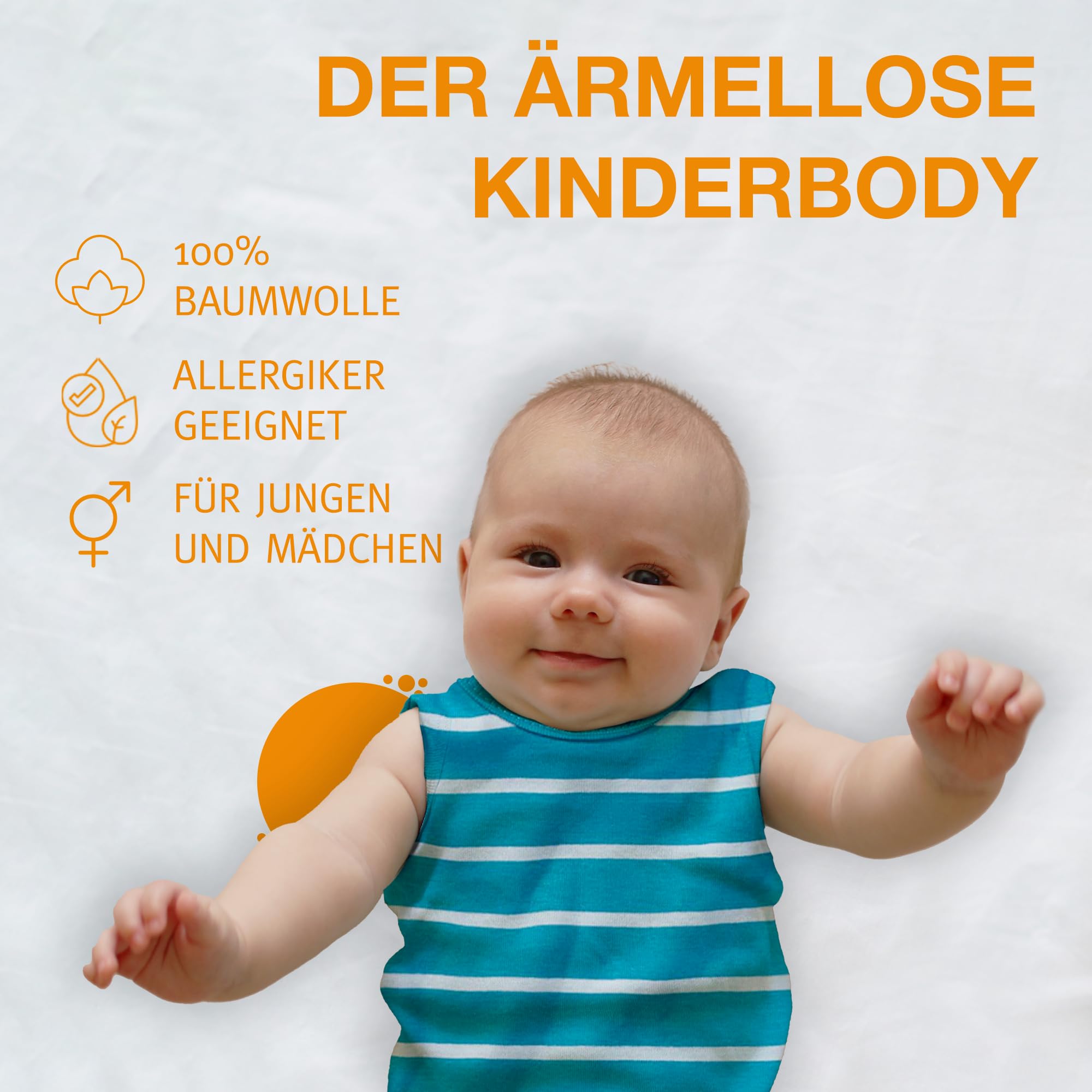 wellyou Body Ohnearm, Kinder Body in großen Größen für Jungen und Mädchen Kinderbody für Kinder & Erwachsene in Größe 140-182 – Bodys in verschiedenen Farben - Made in EU